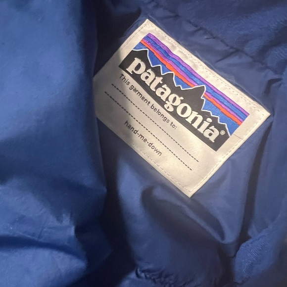 Patagonia 10 kids blue camouflage print snow pants - Picture 9 of 9